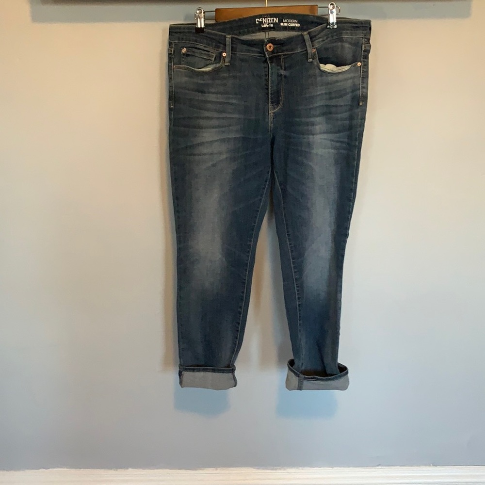 Slim cuffed jeans